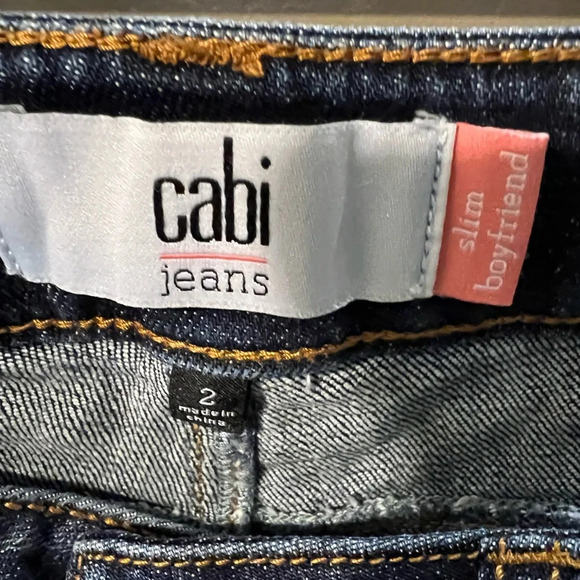 Cabi Women Jeans size 2 Slim Boyfriend cut. - Picture 2 of 13